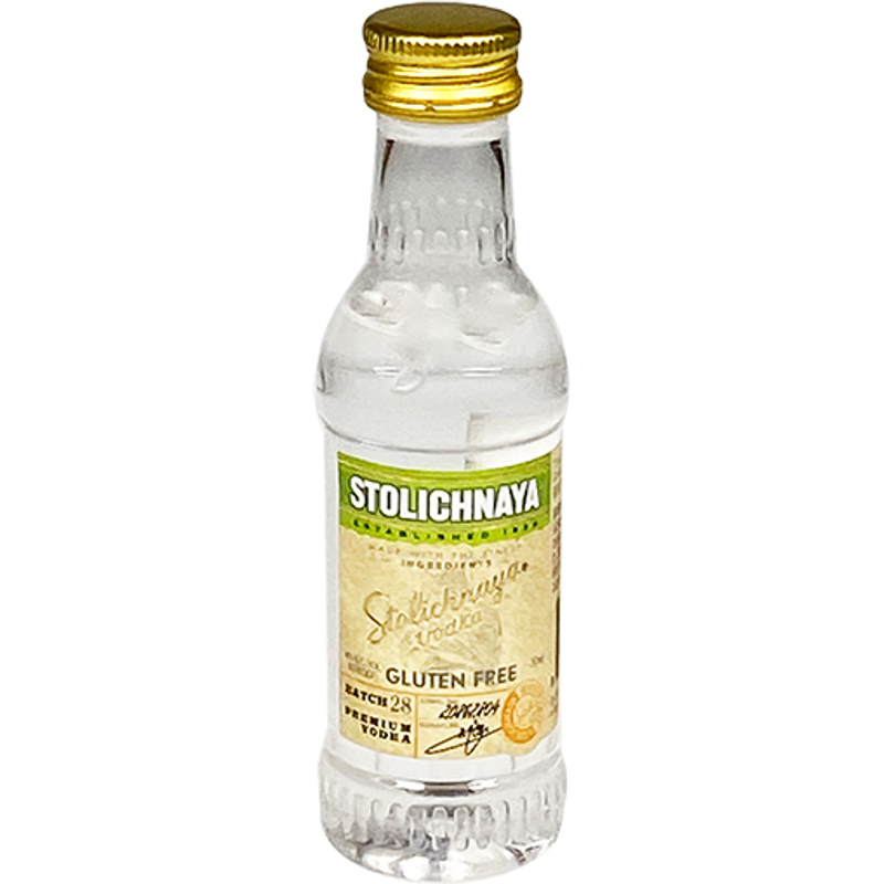 Stolichnaya Gluten Free Vodka 50mL