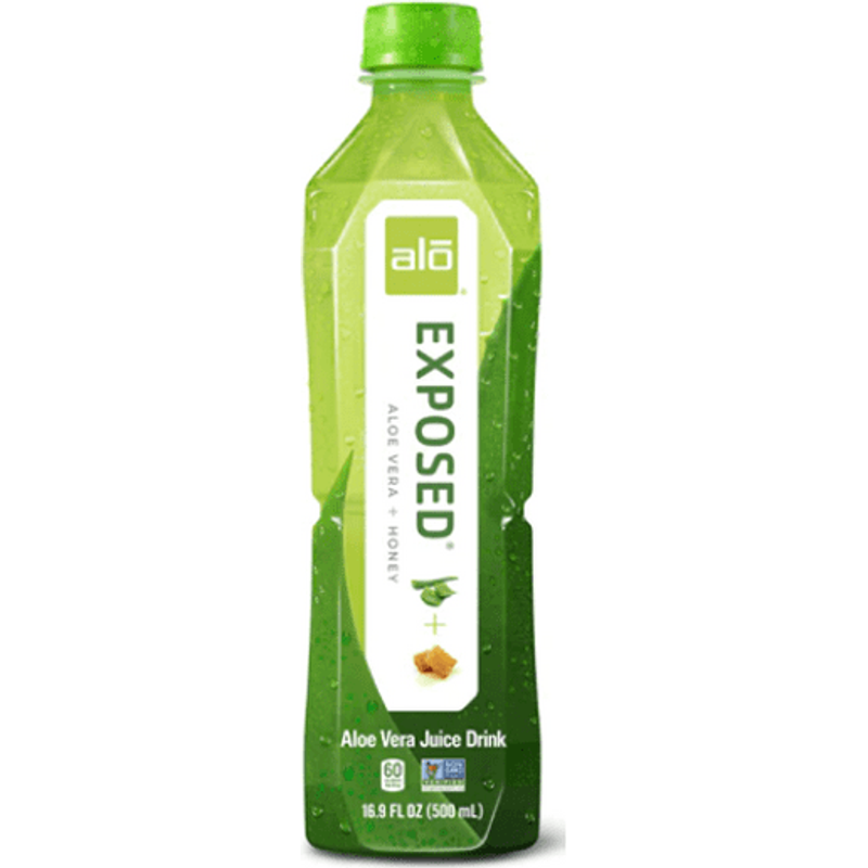 Alo Exposed Juice Drink Aloe and Honey 16.9oz Bottle