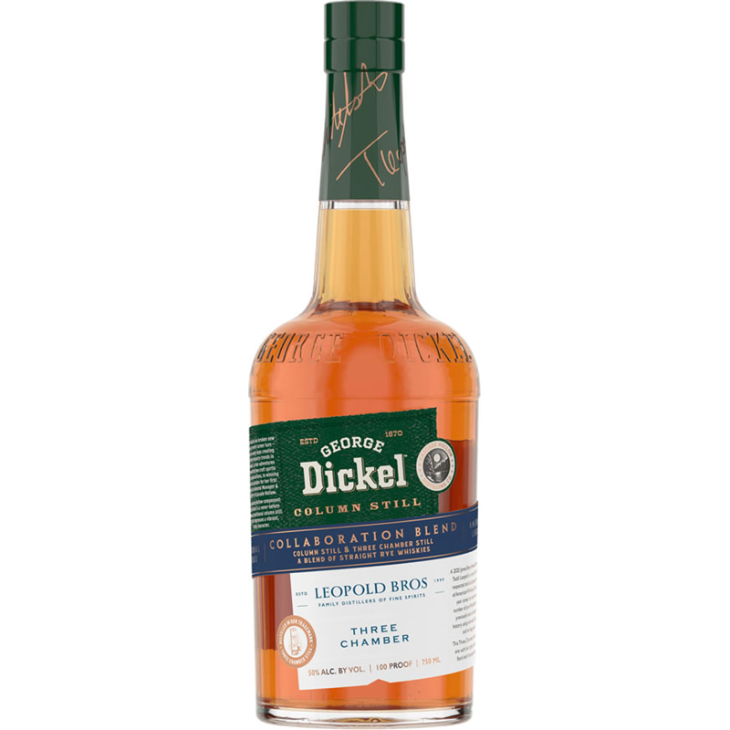 George Dickel and Leopold Bros. Collaboration Blend Rye Whisky 750ml Bottle