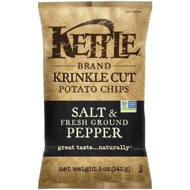 Kettle Brand Krinkle Cut Potato Chips 5oz Bag