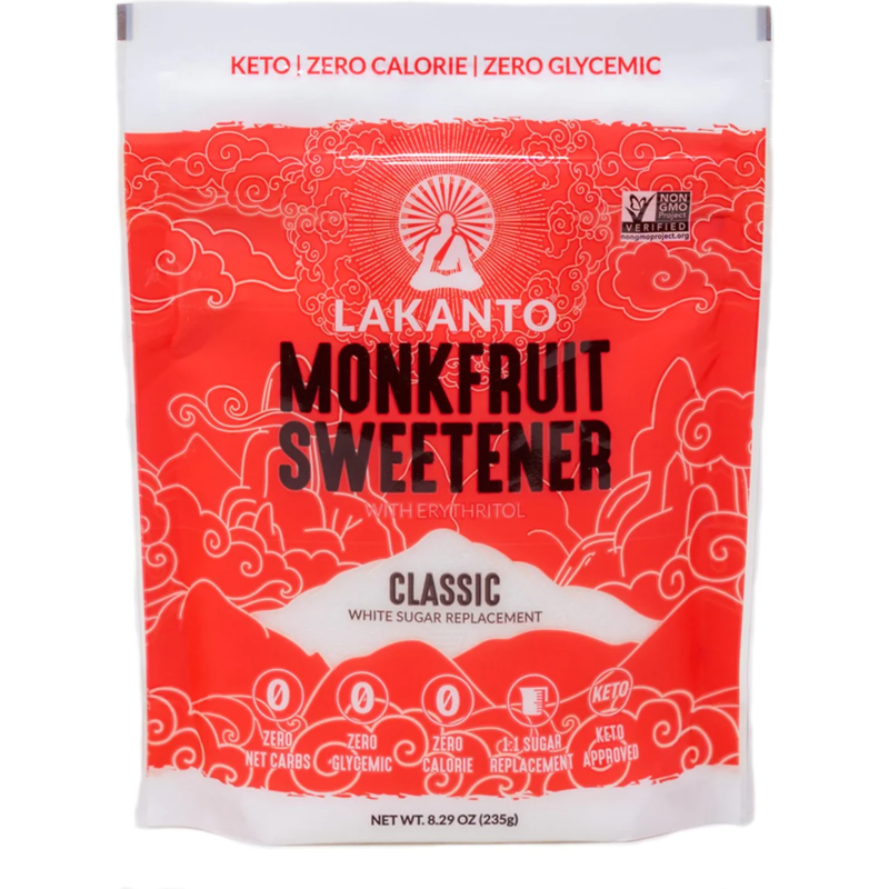 Lakanto Monkfruit Sweetener Classic 8.29oz Bag