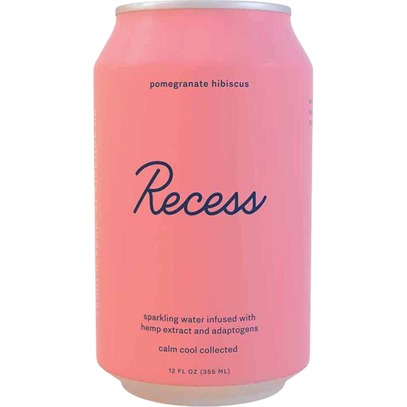 Recess CBD Pomegranate Hibiscus 12oz Can