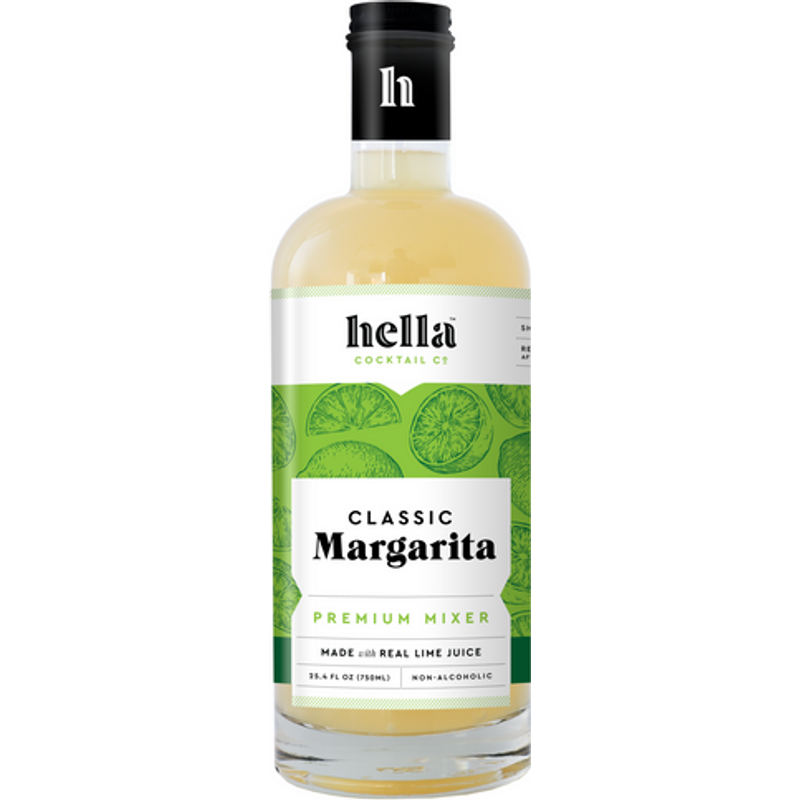 Hella Cocktail Co. Classic Margarita Mixer 750ml Bottle