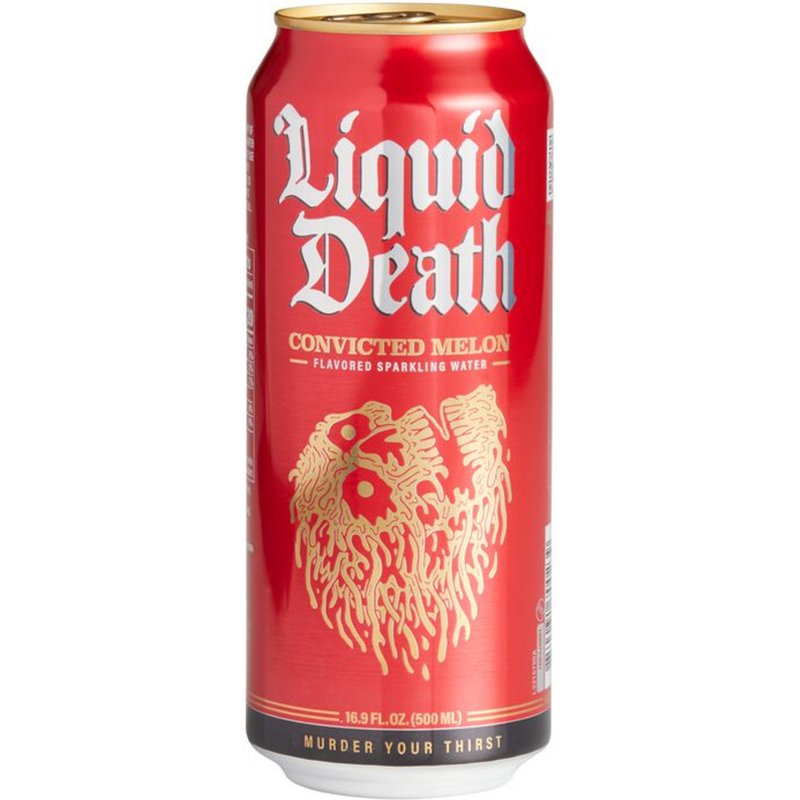 Liquid Death Convicted Melon Sparkling Water 16.9oz Can