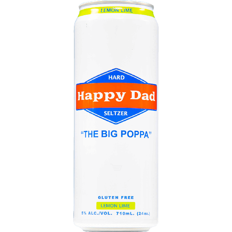 Happy Dad Lemon Lime Hard Seltzer 24oz Can