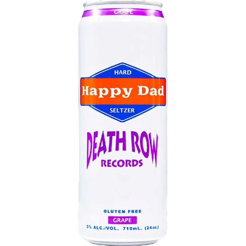 Happy Dad Hard Seltzer Grape Deah Row Records Collaboration 24oz Can