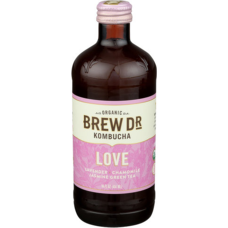 Brew Dr Kombucha Love Kombucha 14oz Bottle