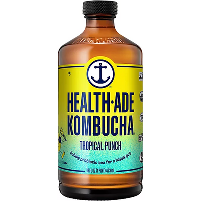 Health-Ade Tropical Punch Kombucha 16oz Bottle