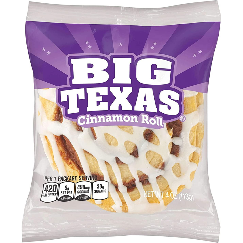 Cloverhill Bakery Big Texas Cinnamon Roll 4oz Unit