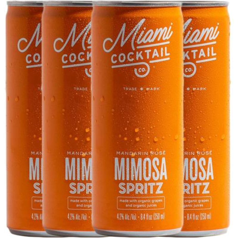 Miami Cocktail Mandarin Rose 4x 250ml Cans