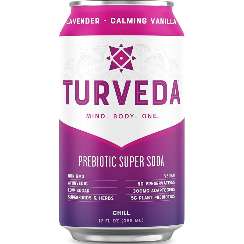 Turveda Soda Prebiotic Chill 12oz Can