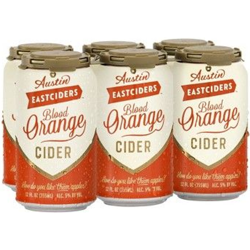 Austin Eastciders Blood Orange Cider 6 Pack 12oz Cans