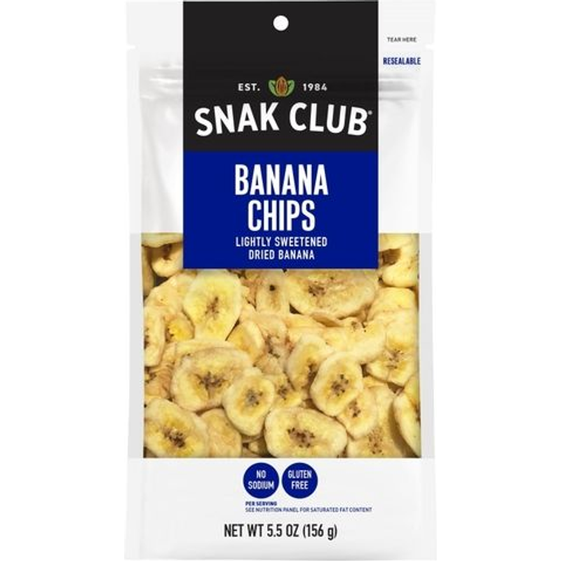 Snak Club Banana Chips 5.5oz Bag