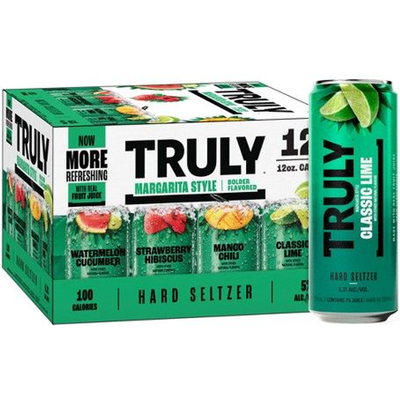 Truly Margarita Style Variety Pack Hard Seltzer 12 Pack 12oz Cans