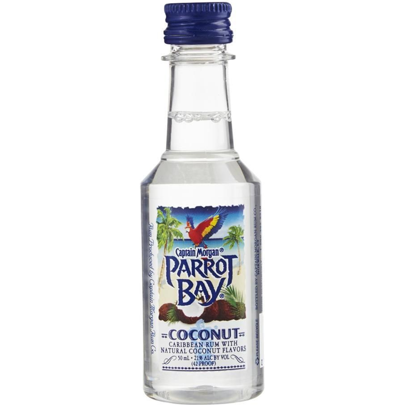 Parrot Bay Coconut Rum 50ml Bottle