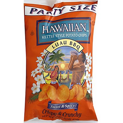 Hawaiian Chips BBQ Luau 16oz Bag