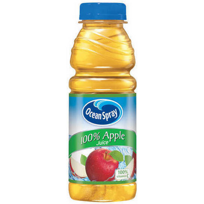 Ocean Spray Juice 100% Apple 15.2 oz Bottle