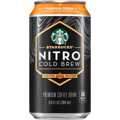 Starbucks Nitro Cold Brew Pumpkin Cream 9.6oz Can