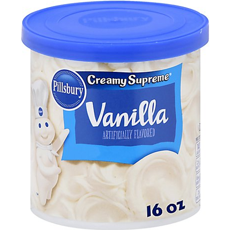 Pillsbury Creamy Supreme Vanilla Frosting 16oz Box