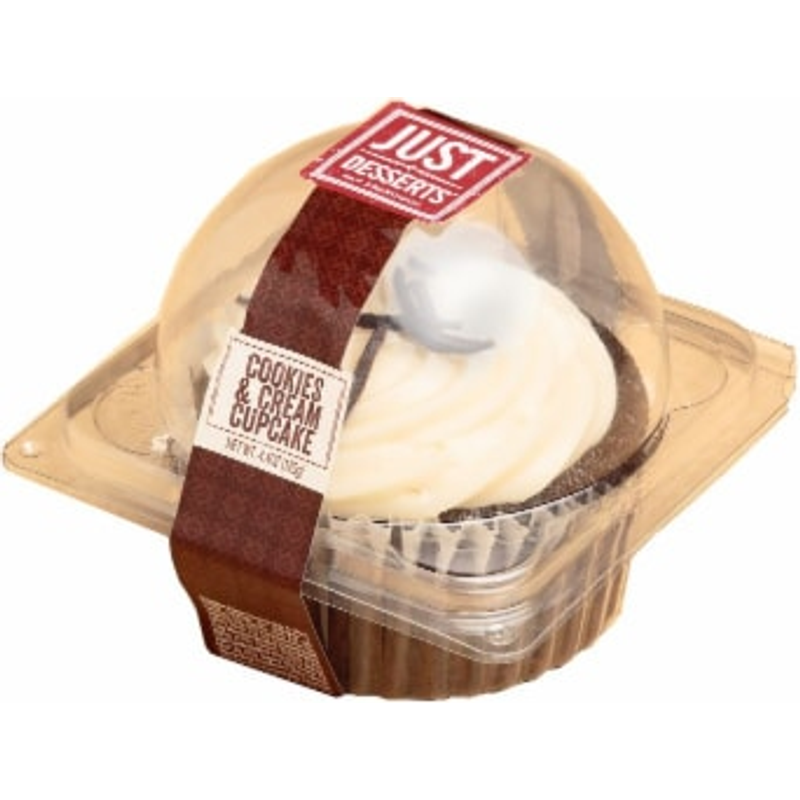 Just Desserts Cookies & Cream Cupcake 4.4oz Piece