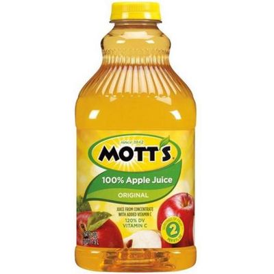 Mott's 100% Apple Juice Original 64 oz Bottle