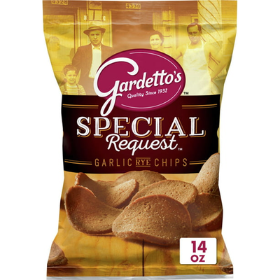 Gardetto's Special Request Roasted Garlic Rye Chips 4.75 oz Bag