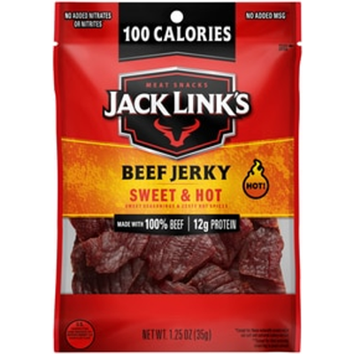 Jack Link's Sweet & Hot Beef Jerky 2oz Count