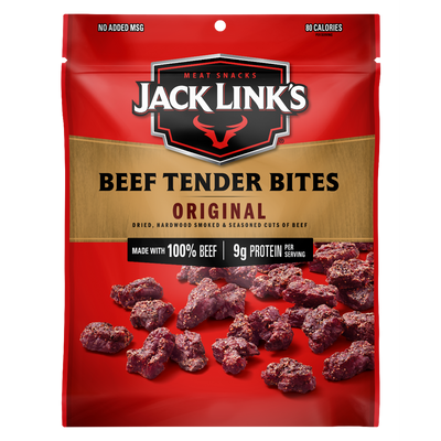 Jack Link's Tender Bite Original Beef Bites 2.85oz Pouch