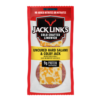 Jack Link's Cold Crafted Hard Salami & Colby Jack Cheese Linkwich 1.5oz Pack
