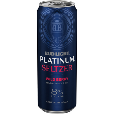 Bud Light Platinum Wild Berry Seltzer 25oz Can