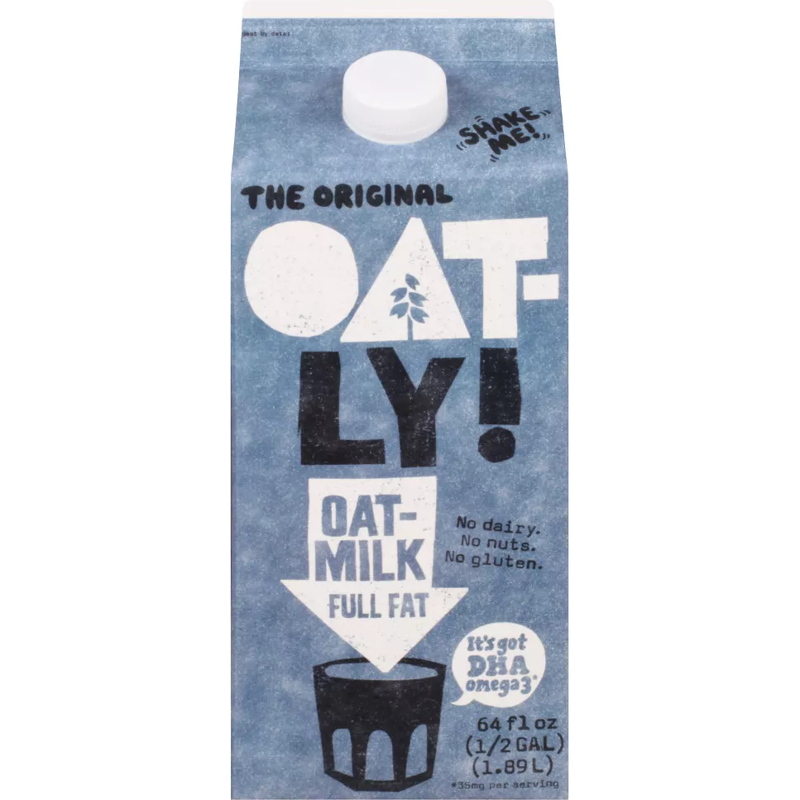 Oatly Oatmilk Full Fat 64oz Box