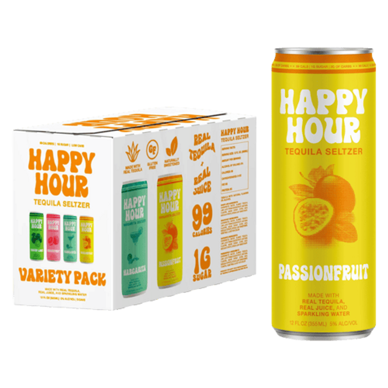 Happy Hour Tequila Variety Pack 12oz Box