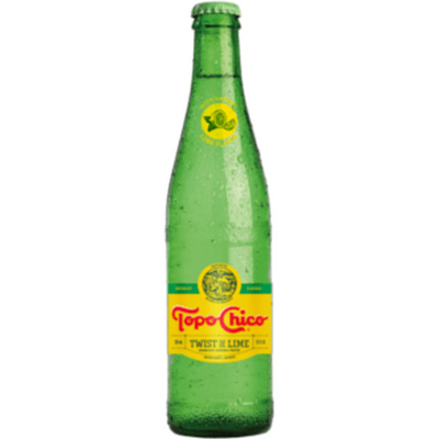 Topo Chico Flavored Sparkling Water Lime 12 oz Bottle