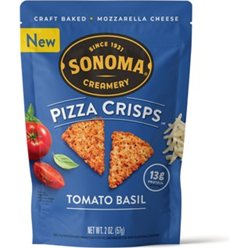 Sonoma Creamery Pizza Crisps Tomato Basil 2oz Bag