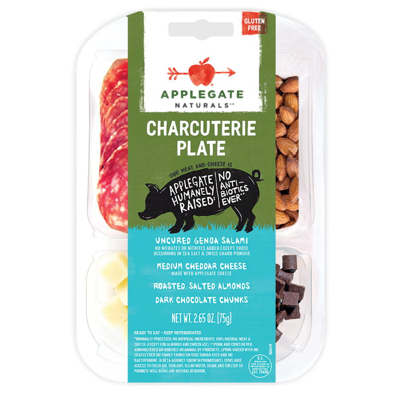 Applegate Naturals Genoa Cheddar Almonds And Chocolate 2.65oz Pack