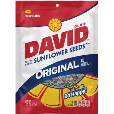 David Sunflower Seeds Roasted & Salted 5.25 oz Box