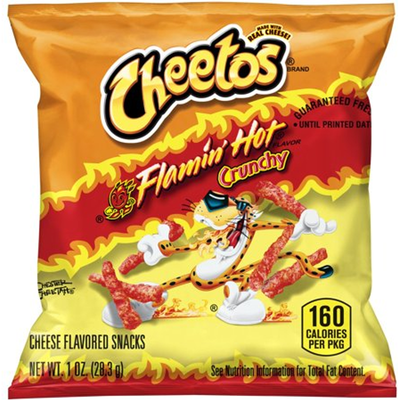 Cheeto's Flaming Hot Crunchy 1oz Bag