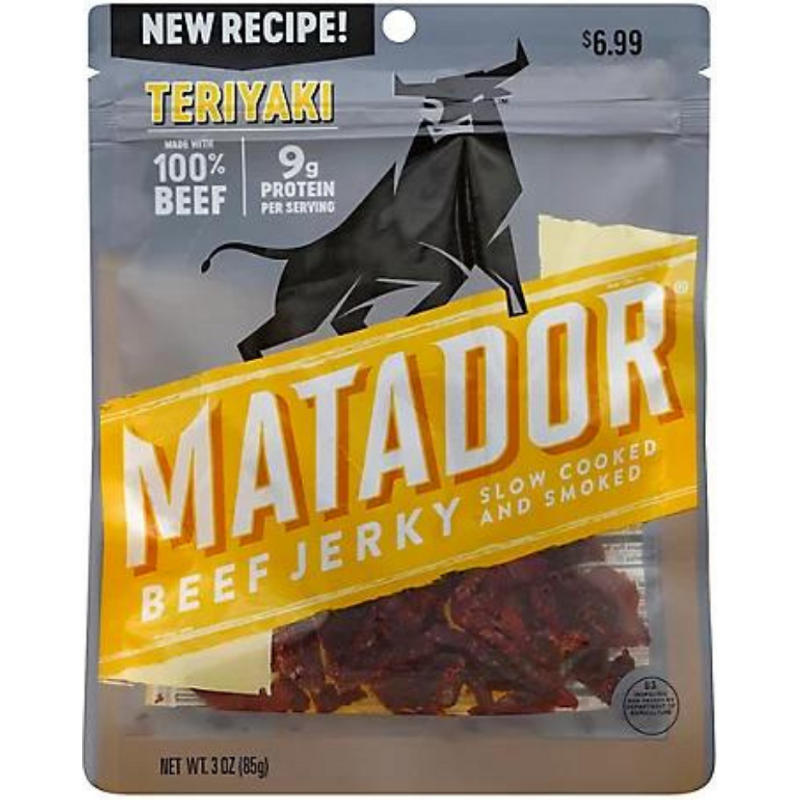 Matador Beef Jerky Teriyaki 3oz