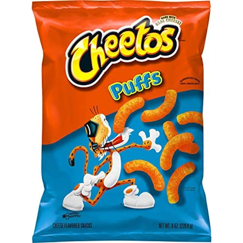 Cheetos Puffs Cheese Flavored Snacks 8 oz Bag