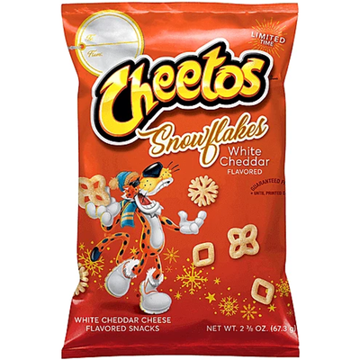 Cheeto's Snowflakes White Cheddar 3oz Bag