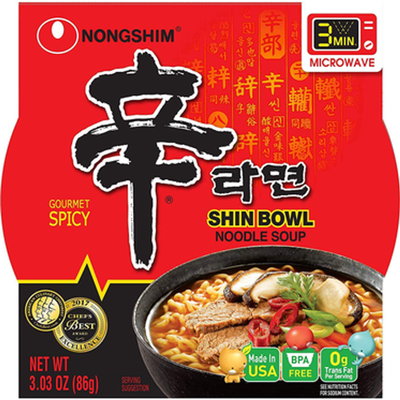 Nong Shim - Shin Gourmet Spicy Noodle Soup 3.03oz Count