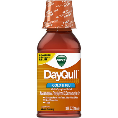 Vicks DayQuil Cold & Flu, Non-Drowsy 8oz