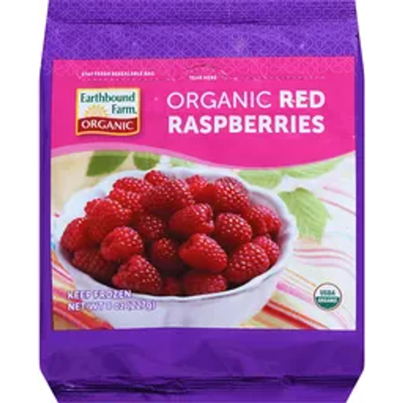 Earthbound Farm Organic Red Raspberries 8oz Bag