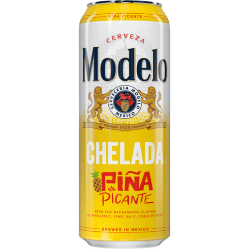 Modelo Chelada Pina Picante Mexican Import Flavored Beer 24oz Can