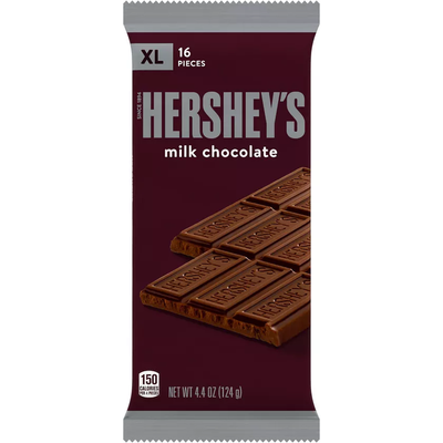 Hershey's Milk Chocolate Bar Xl 4.4oz Pack