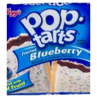 Kellogg's Pop Tarts Toaster Pastries Frosted Blueberry 3.67 oz Bag