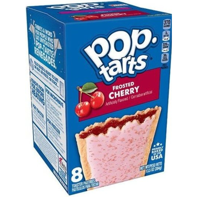 Kellogg's Pop Tarts Toaster Pastries Frosted Cherry 3.67 oz Bag