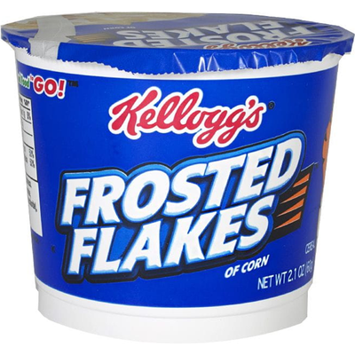 Kellogg's Frosted Flakes Cereal 2.1oz Container