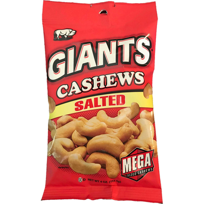 Giant Salted Cashews 4oz Box