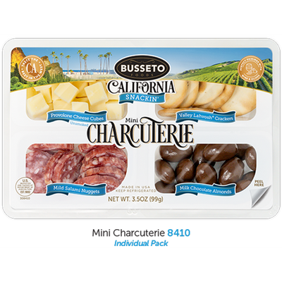 Busseto Foods California Snackin' Mini Charcuterie 3.5oz Pack